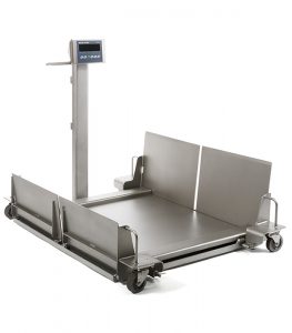 low profile movable scales