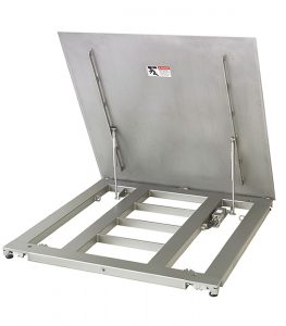 wet stainless floor scale
